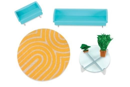 Lori Dollhouse Urban Living Room Set