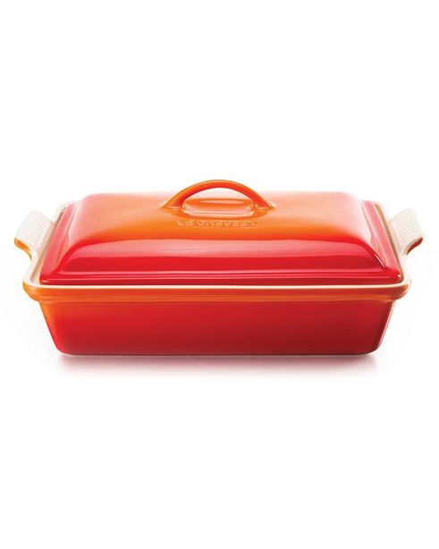 Le Creuset Heritage Rectangular Dish With Lid - 33cm | Shop Today. Get ...