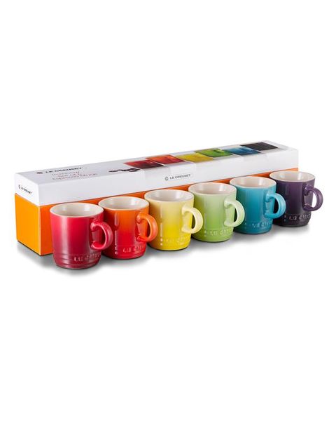Le Creuset Rainbow Espresso Mugs Gift Set