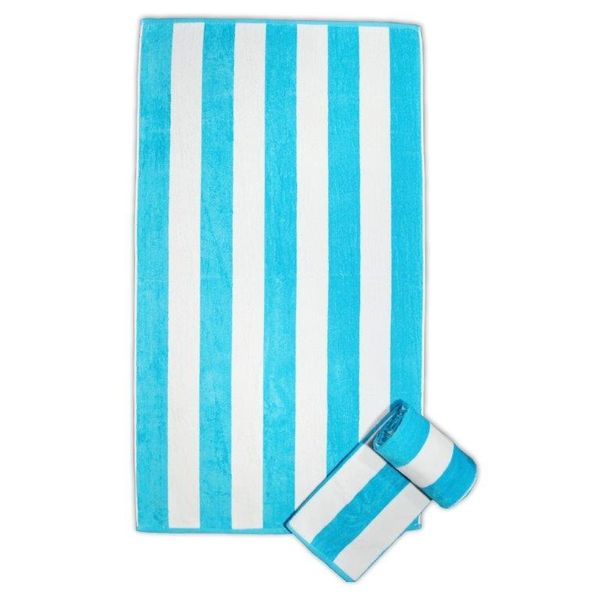 Zorbatex - Velour Laramie Beach Towel - Turquoise