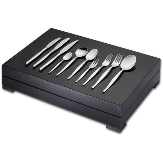 Eetrite Canteen Cutlery Set With Steak Knives &amp; Cake Forks, Slimline, 112pc