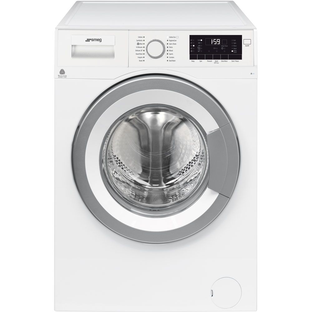 Smeg 60cm 9kg White Freestanding Washing Machine WHTW912ESA Buy