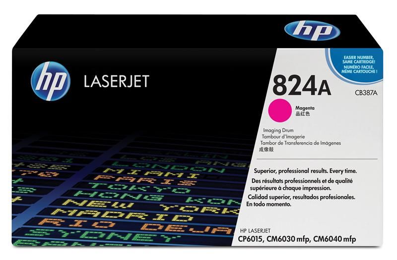 Hp 824A Color Laserjet Cm6040/Cp6015 Mfp Magenta image