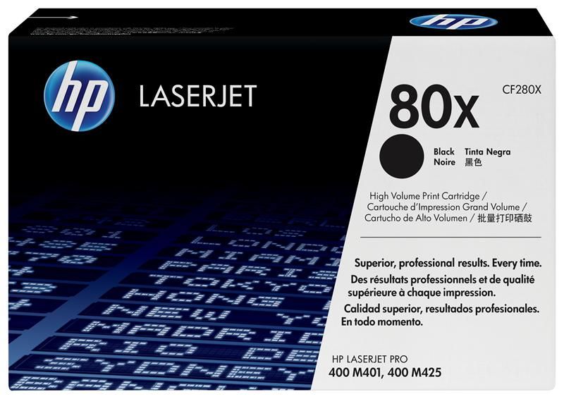 HP 80X Black High Yield Laserjet Toner Cartridge