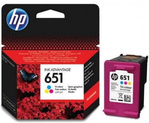 HP 651 Tri Colour Ink Cartridge - Ia 5575 / 5645