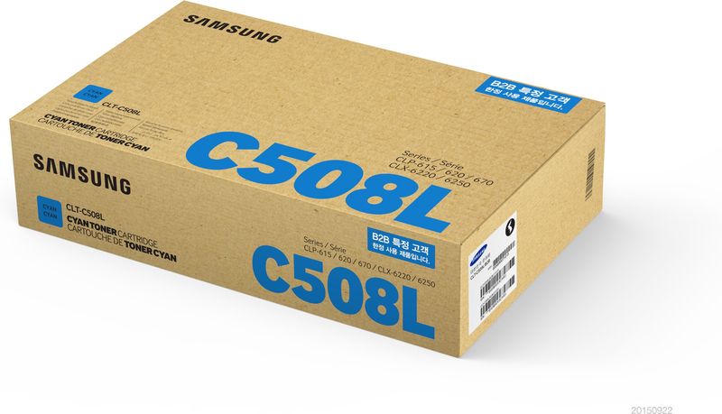 Samsung Clt-C508L High Yield Cyan Toner Cartridge