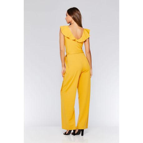 quiz mustard jumpsuit