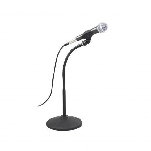 Athletic Microphone Stand with Gooseneck