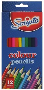 Scripto: Colour Pencils - 12's