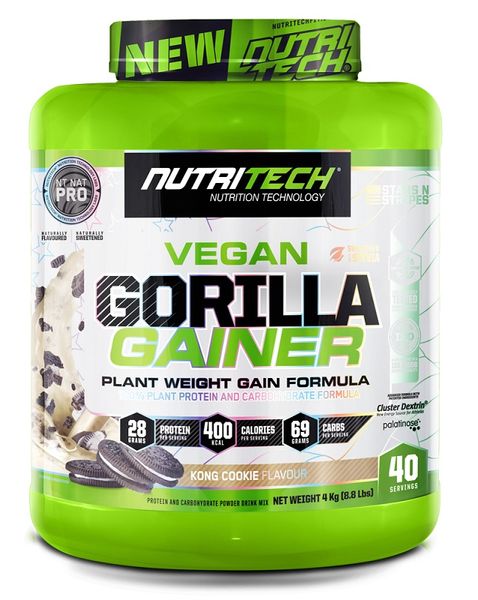 Nutritech Vegan Gorilla Gainer - Kong Cookie - 4kg