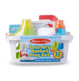 cleaning and laundry play set