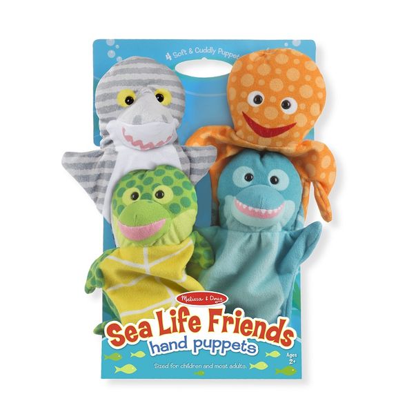 Melissa &amp; Doug Sea Life Friends Hand Puppets