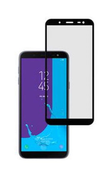 Full curved Tempered Glass for Samsung Galaxy J6 Black