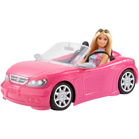 barbie doll and vehicle