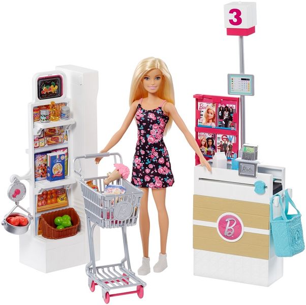 Barbie Supermarket with Doll