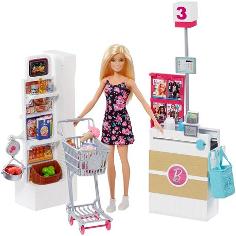 barbie doll supermarket