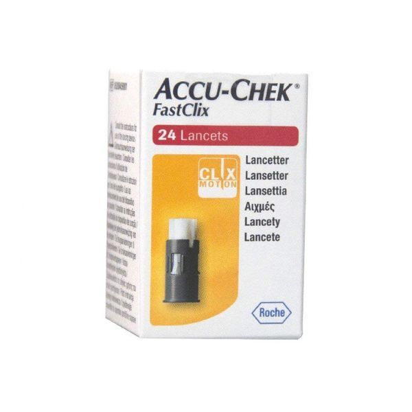 Roche Diagnostics Accu-Chek Fastclix 24 Lancets (Parallel Import)