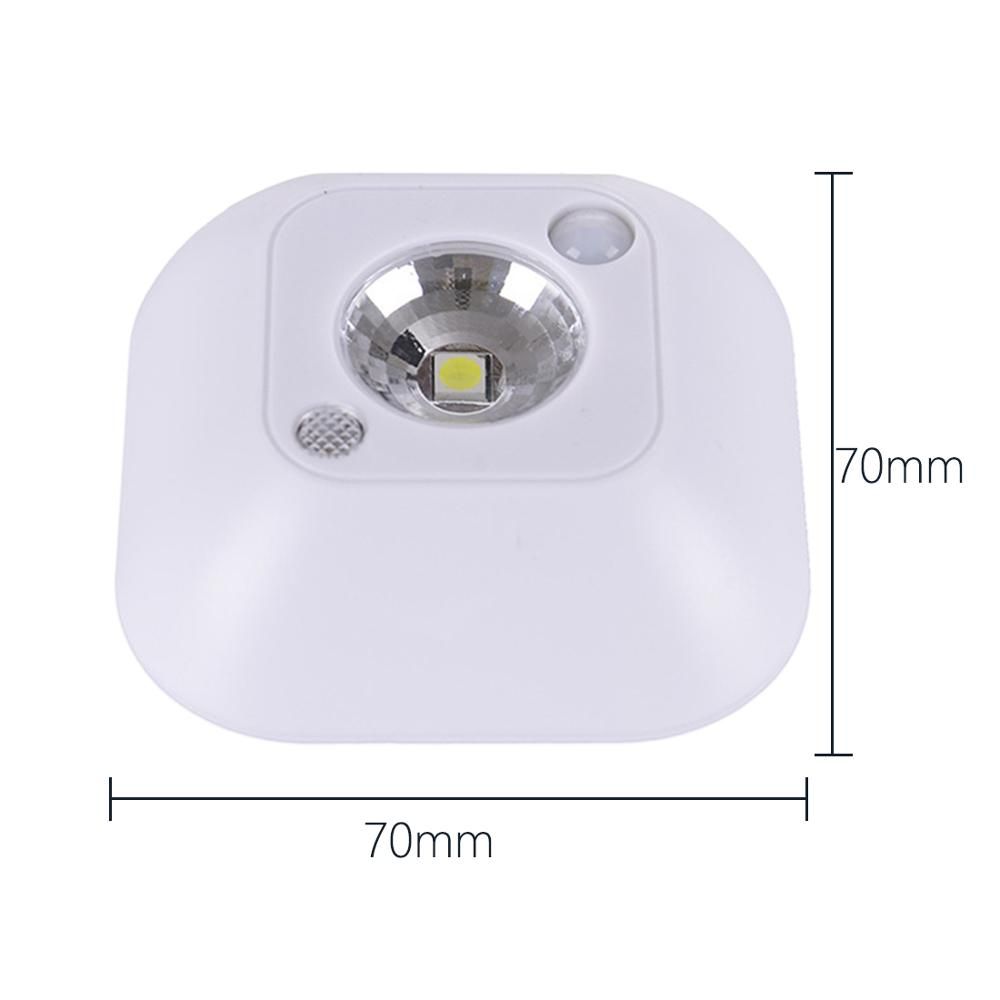 pir motion sensor battery powered led night light