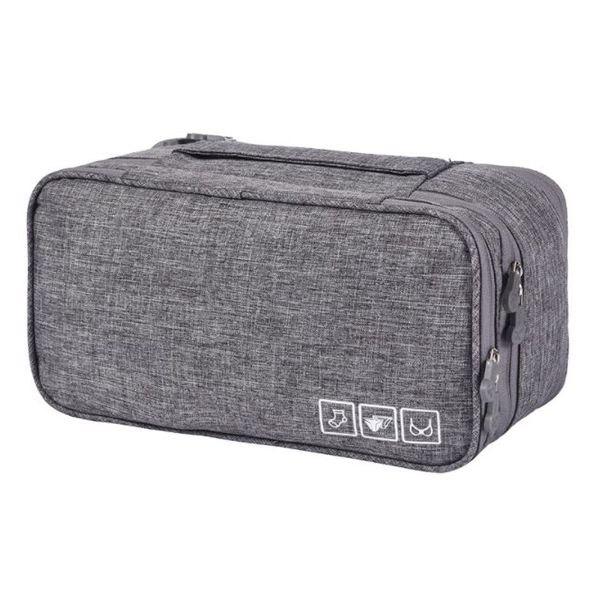 Iconix Underwear Travel Organiser (Holds 15 or More Items) - Grey