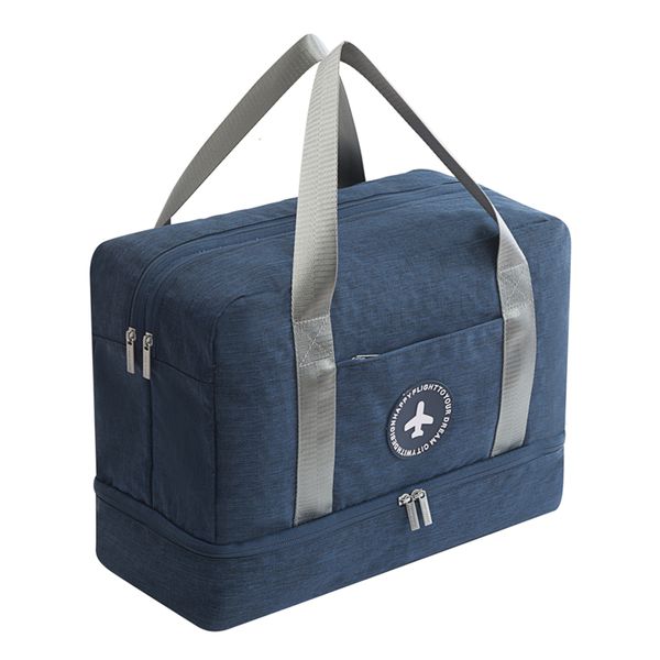 Iconix Travel Bag with Shoe Storage - Navy Blue