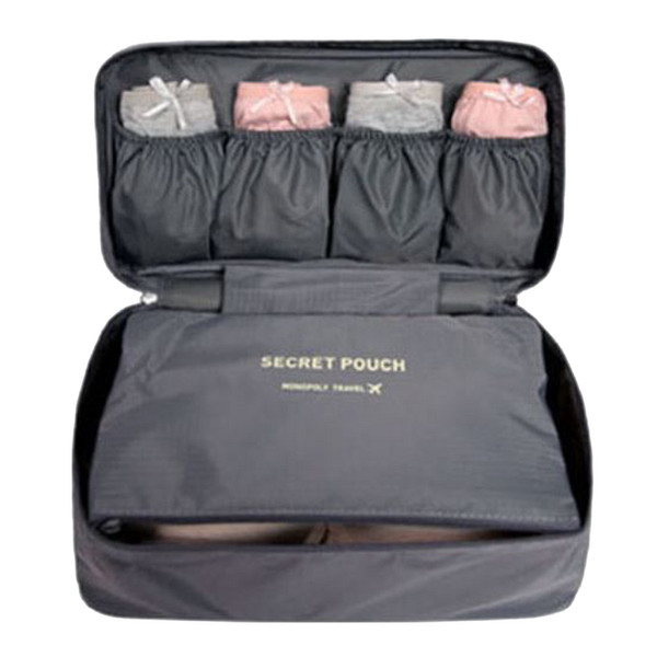 Underwear Organiser (Holds 8 or More Items) - Grey