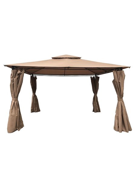 Seagull - 3 Metre Garden Pavilion With Side Wall - Beige