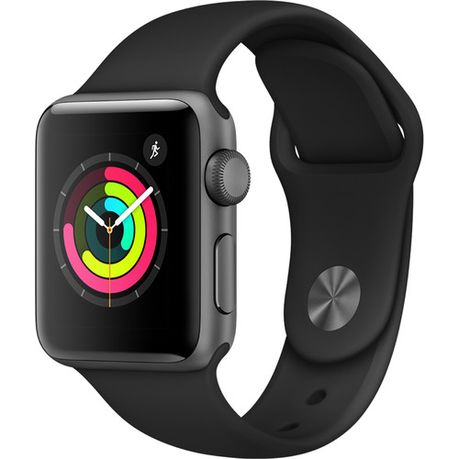 Apple Watch Series 3 38mm Gps Only Space Grey Aluminum Buy Online In South Africa Takealot Com