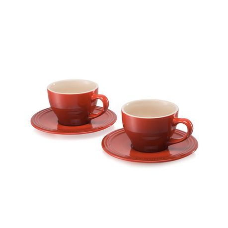 Le Creuset Cappuccino Cup & Saucer Set of 2, Shop Today. Get it Tomorrow!