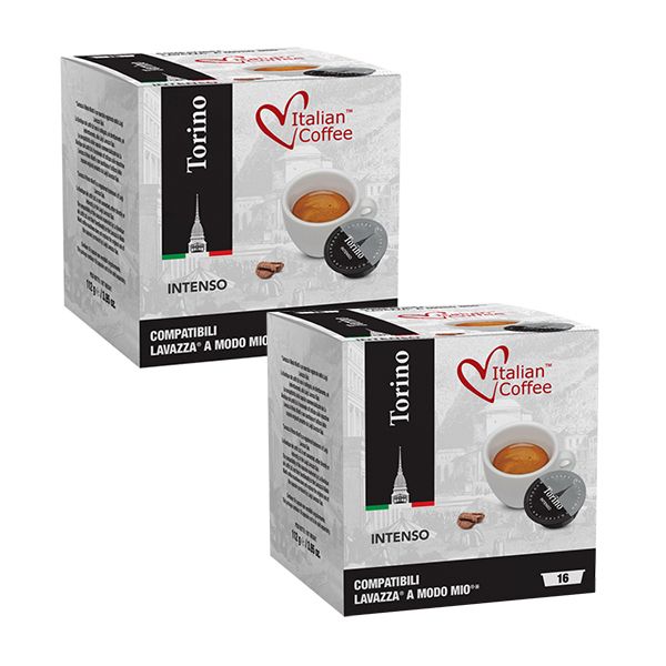 Lavazza A Modo Mio Compatible Torino Roast - 32 Capsules