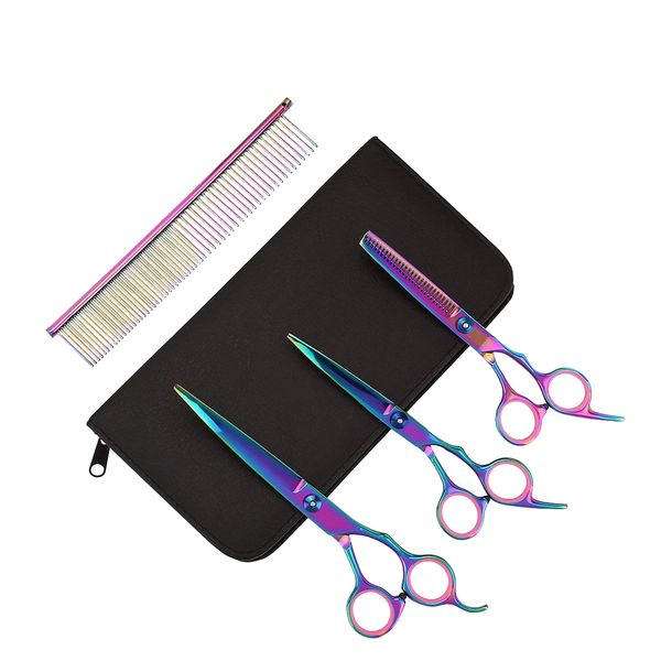 5 in 1 Pet Grooming Scissors Kit Set