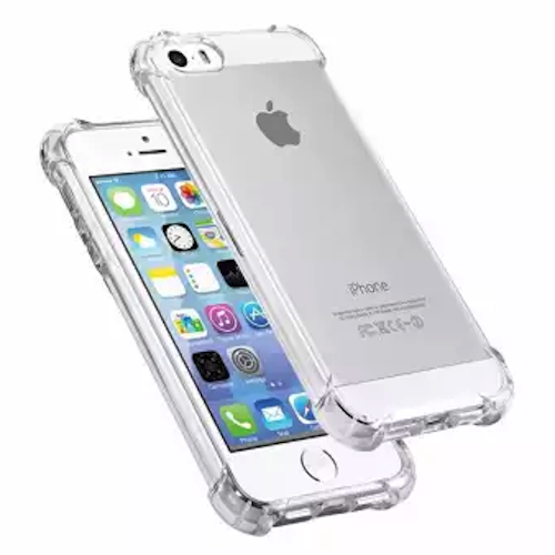 Shockproof TPU Gel Cover for iPhone 5 5s SE - Clear