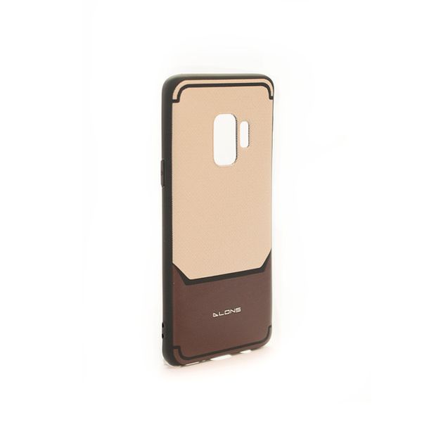 Dlons Brown &amp; Cream TPU Case for Samsung S9