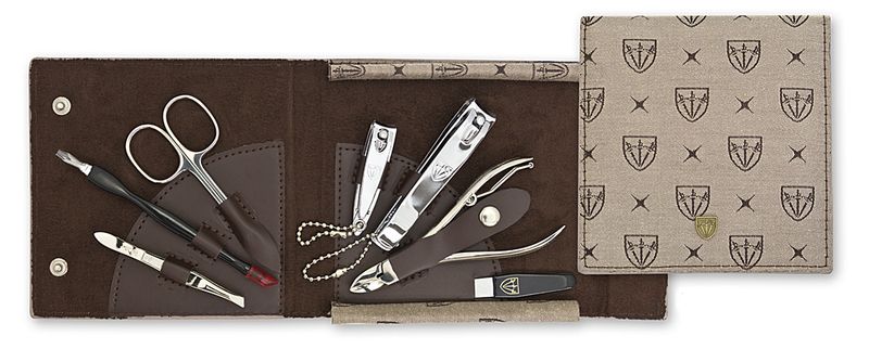 Kellermann 3 Swords Manicure Set Textile Royal 7030 P N