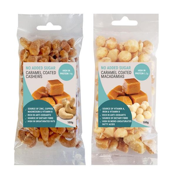 Fitness Freakz Cashews Caramel &amp; Macadamias -Caramel - No Added Sugar