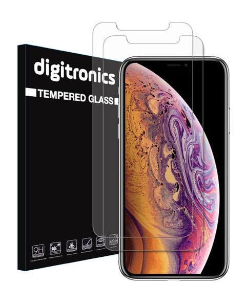 Protective Tempered Glass for iPhone XS Max - Pack of 2