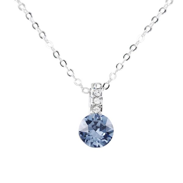 Civetta Spark Bella Pendent - with Swarovski Denim Blue Crystal