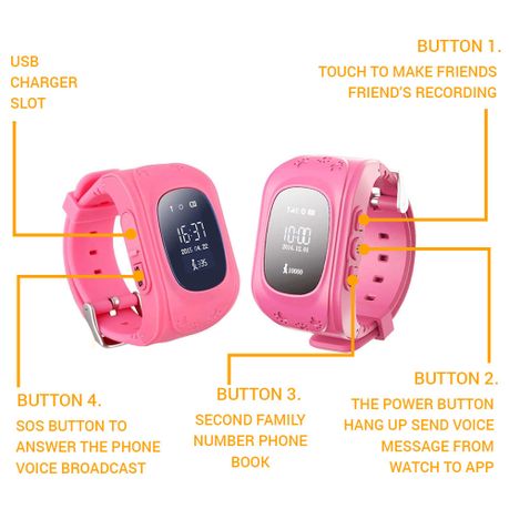 Q50 kids oled display gps smart watch on sale telephone