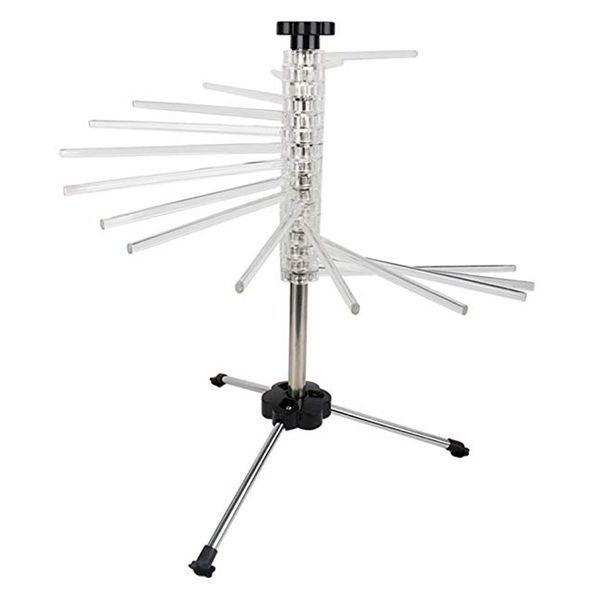 Clear ABS &amp; Stainless Steel Pasta Drying Rack