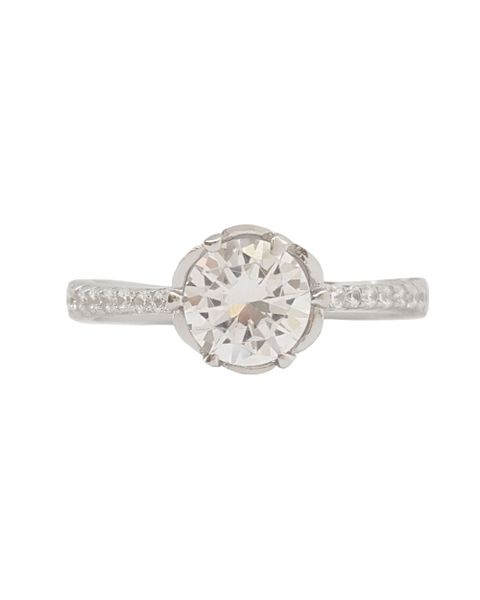 Miss Jewels-0.75ct (Cent) CZ Solitaire Ring in 925 Sterling Silver