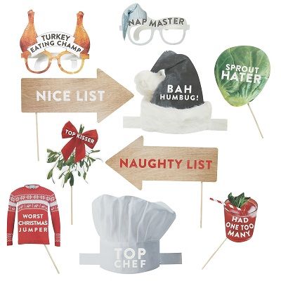Ginger Ray: Christmas Photobooth kit