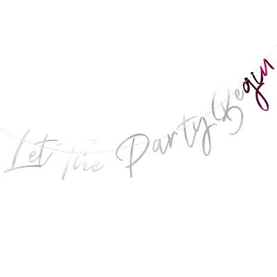 Ginger Ray: Christmas Backdrop - Let The Party Begin