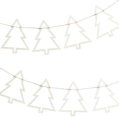 Ginger Ray: Christmas Wooden Tree Bunting