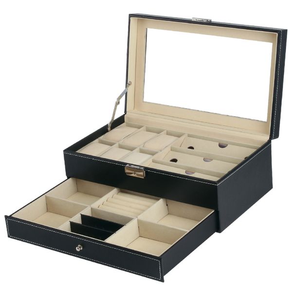 Triton Luxury Watch Sunglasses &amp; Jewellery Case Organiser Box