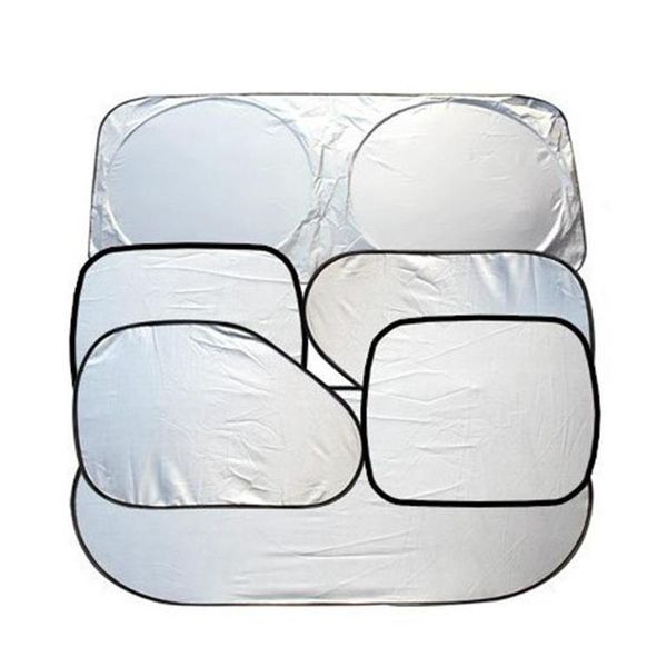 6 Piece Reflective Car Window Visor Share Cover