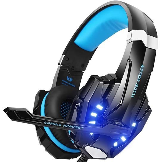 Gaming Headphones with Mic- G9000 Gaming Headset, Pro Headsets - LED Blue