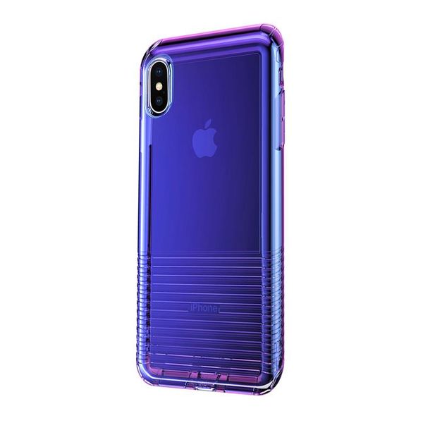 Baseus Colourful Airbag Case for iPhone X &amp; XS - Transparent Black