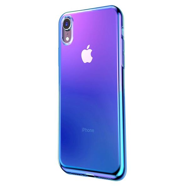 Baseus Glow Case for iPhone XR - Transparent Blue