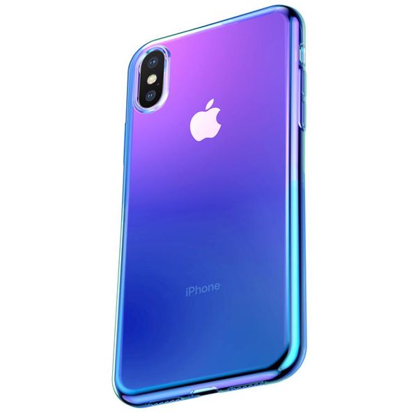 Baseus Glow Case for iPhone XS Max - Transparent Blue