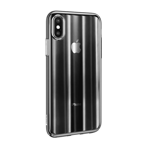 Baseus Aurora Case for iPhone X &amp; XS - Transparent Black