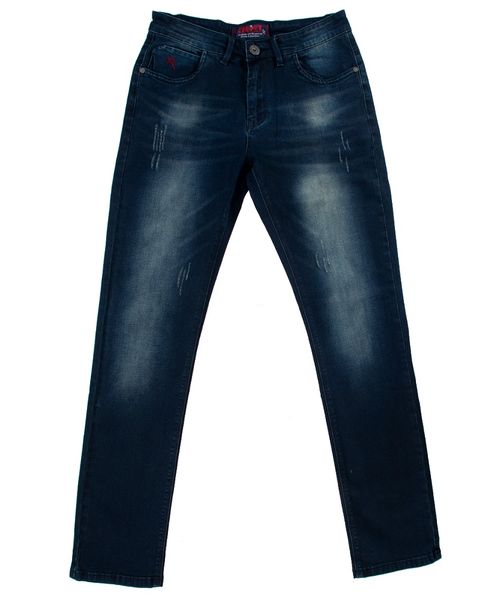 Soviet Men's Slim Leg Denim Jean - Dark Indigo